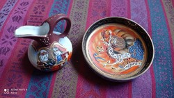 Japanese mini porcelain oriental mini spout and plate