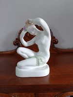 Aquincum porcelain female nude statue