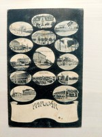 Kapuvár sok apró képpel + Kapuvár vár 1909, 2 régi képeslap