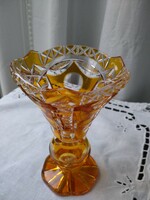 Bohemian crystal vase