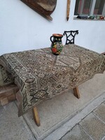 Retro kaukázusi mintás gobelines szövött ágytakaró takaró terítő asztalterítő nosztalgia darab
