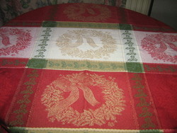 Wonderful Christmas woven tablecloth