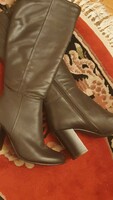 Real leather boots size 39 new!