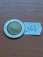 Italy 500 lira 1988, bimetal 344