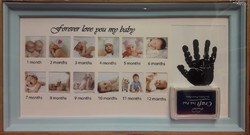 12-month baby photo frame