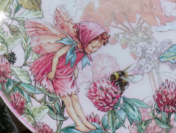 Cicely Mary Barker (1895-1973) Flower Fairies, virág tündérek bájos, részletgazdag fémdoboz