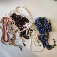 Pearls corals minerals for recycling 440g