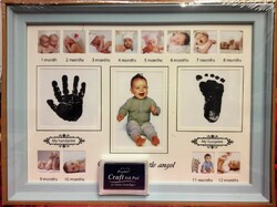 12-month baby photo frame