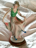Art deco, vintage porcelán balerina