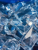 Egy doboz üveg kristály-1 kg kristály-csillárhoz vagy dísznek