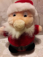 Santa with a big beard plush German Santa Claus 20x15 cm. New