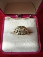 Women's ring with marcasite stones for sale