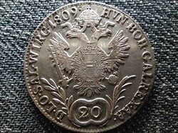 Austria ii. Francis .583 Silver 20 penny 1809 a (id47427)