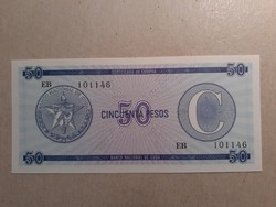 Cuba-50 pesos c series 1985 unc