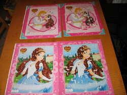 Disney princess puzzle 2 pieces in one