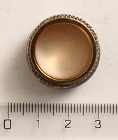 Mixed costume jewelry: thick ring, inner diameter 18 mm (7)