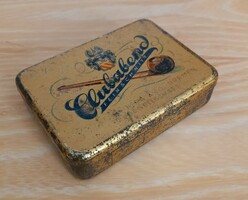 Anitk, retro cigarette/tobacco metal box - clubabend