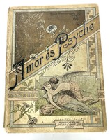 Amor and psyche antique collector's publication with zincographs and photoprints, 1894