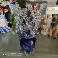 Különleges színes üveg váza