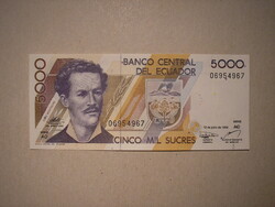 Ecuador-5000 Sucres 1999 UNC
