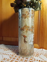 Arany fácános ,designer porcelán váza....Kahla