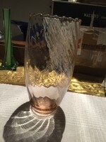 Bay, striped glass vase (m117)