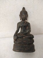 Antique Buddha Buddhist bronze statue with patina 137 6557