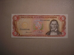 Dominika-5 Pesos 1988 UNC