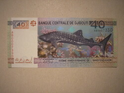 Djibouti-40 Francs 2017 UNC