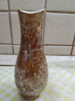 Hollóháza porcelain iridescent, multicolored vase for sale!