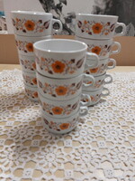 Alföldi panni pattern soup cup with a handle, 14 pcs