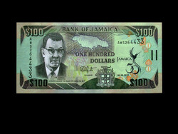 Unc - $100 - Jamaica - 2012