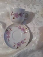 Lowland peach flower cup with plate