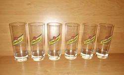 Schweppes glass tumbler - 6 in one (34/d)