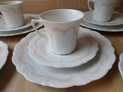 Tirschenreuth Bavaria Baronesse porcelán csésze szett - darabra