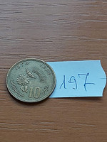 Morocco morocco 10 centimeters 1974 1394 ii. Hassan, copper-aluminum-nickel 197