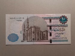Egypt-10 pounds 2018 unc