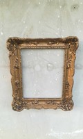 Beautiful standing or lying picture frame, mirror frame, painting frame, blonde frame, windy gilded frame.