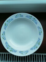 Zsolnay tányérok 6db mély és 6db lapos kékvirágos