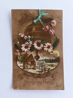 Old postcard Easter postcard