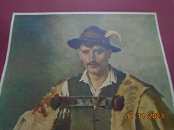 József Ölvedi gacsal peasant boy painting print, archive of the Franklin printing house