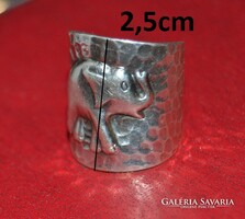 Elephant silver ring