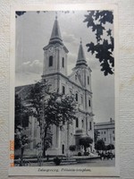 Old postcard: Zalaegerszeg, parish church