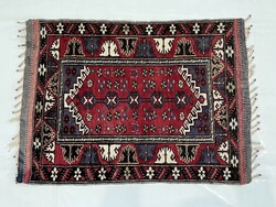 3417 Álomszép Török Dushma kézi csomó gyapjú perzsa szőnyeg 90X120CM ingyen futár