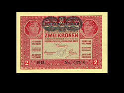2 Korona - 1917 - Austro-Hungarian bank - with red stamp