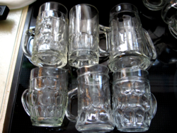 5 retro mixed small jugs, glasses