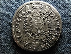 Lipót I (1657-1705) silver 15 pennies (1677-1686) 1686 kb (id57024)