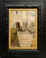 Lajos Gimes (1886-1945) fiesole, 1914 - a wonderful work in a beautiful frame (invoice provided!)