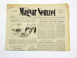 1968 december 7  /  Magyar Nemzet  /  1968-as újság Születésnapra! Ssz.:  19661