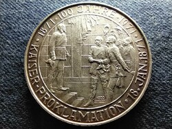 100th Anniversary of Bismarck's Imperial Proclamation silver commemorative medal 1971 (id80547)